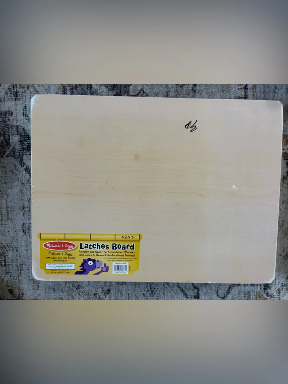 Melissa & Doug Kids' Wooden Latch Boards - Colorful Locks Activity